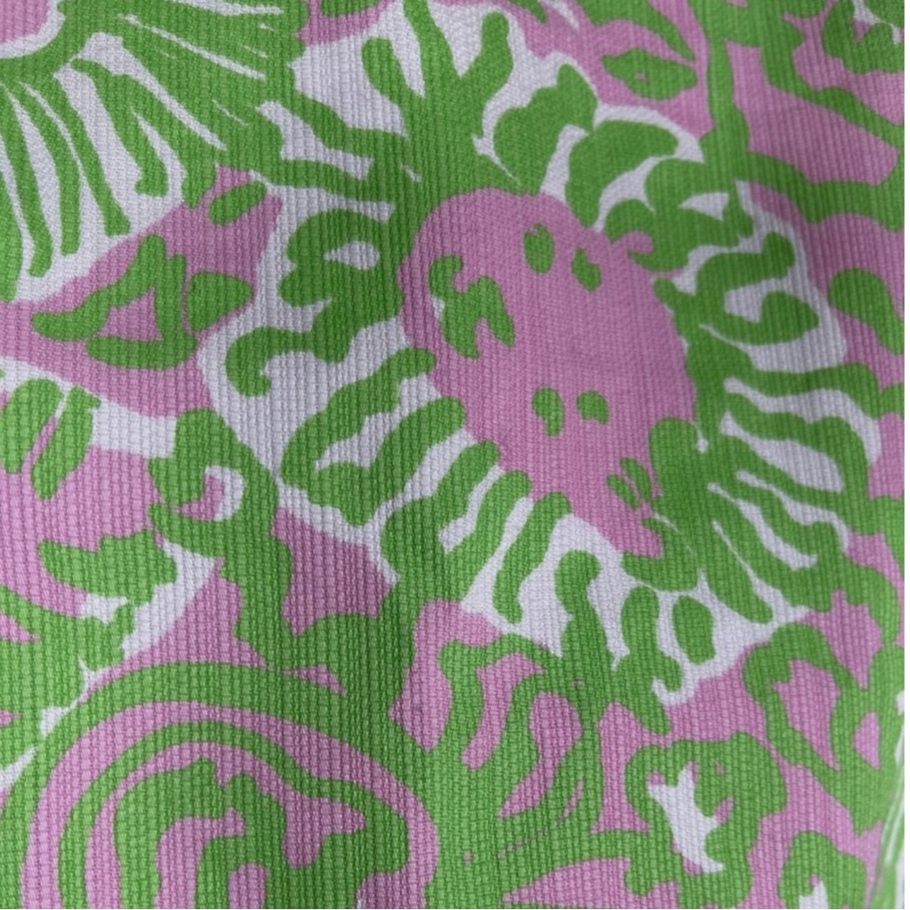 LILLY PULITZER Playful “Sunnyside Lion” Skirt in Green/Pink Size 12 — GORGEOUS! - Picture 6 of 9